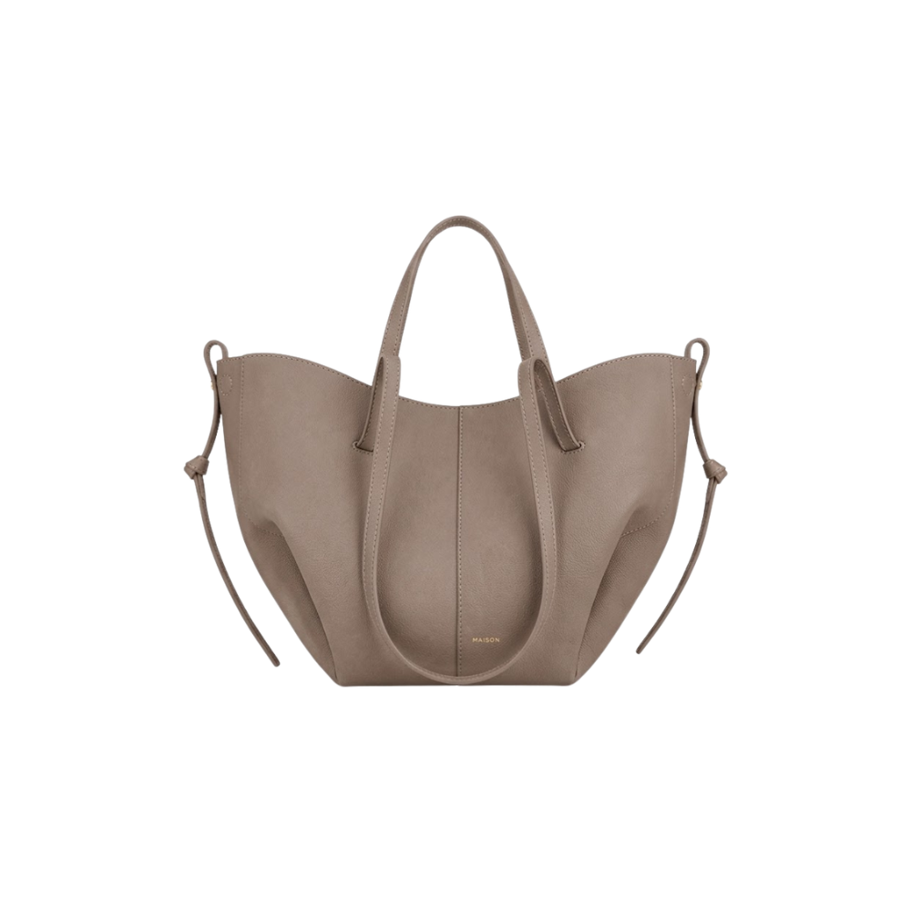 Polene Cyme Mini Edition Texturiertes Taupe